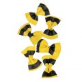 Farfalle gielle nere